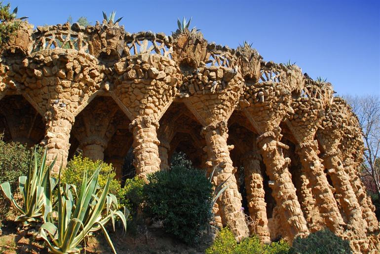 Gaudi's viaducten, Güell Park