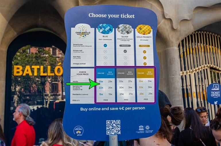 Tickets Casa Batllo online kopen