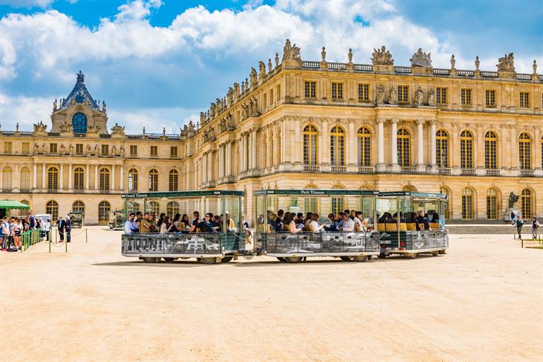 Versailles verkennen met het treintje