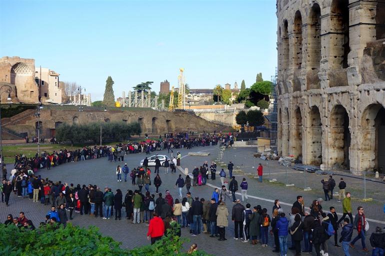 Wachtrij Colosseum