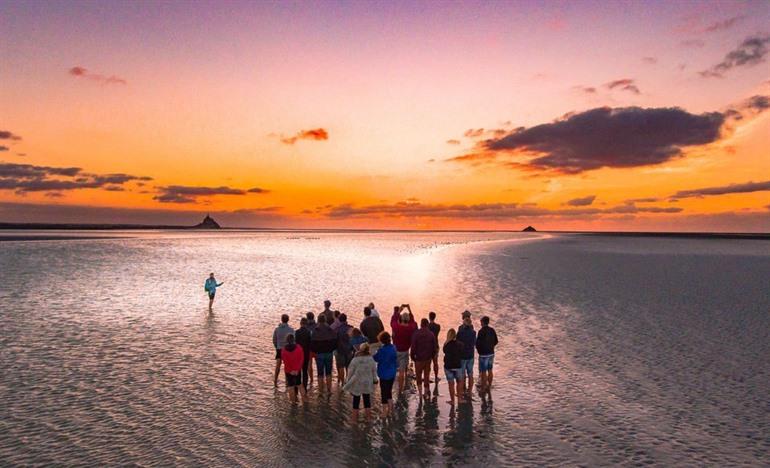 Wadlopen aan de Mont Saint Michel