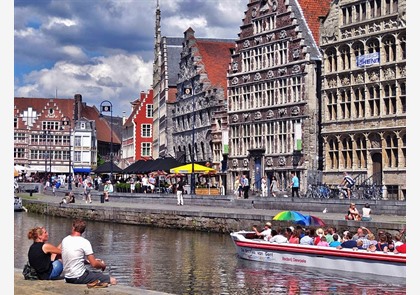 Ontdek de Graslei en Korenlei met de mooiste gevelrij van Gent