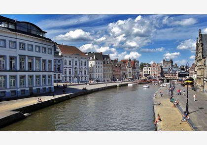 Ontdek de Graslei en Korenlei met de mooiste gevelrij van Gent