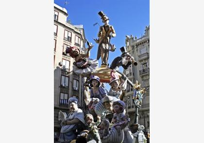 Volksfeest Las Fallas in Valencia