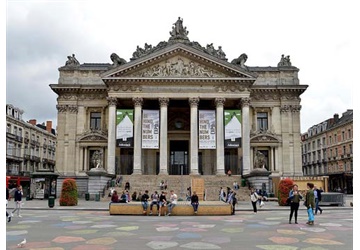 Expo in het beurspaleis van Brussel