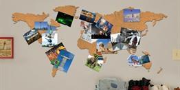 Kurkprikbord Wereldkaart
