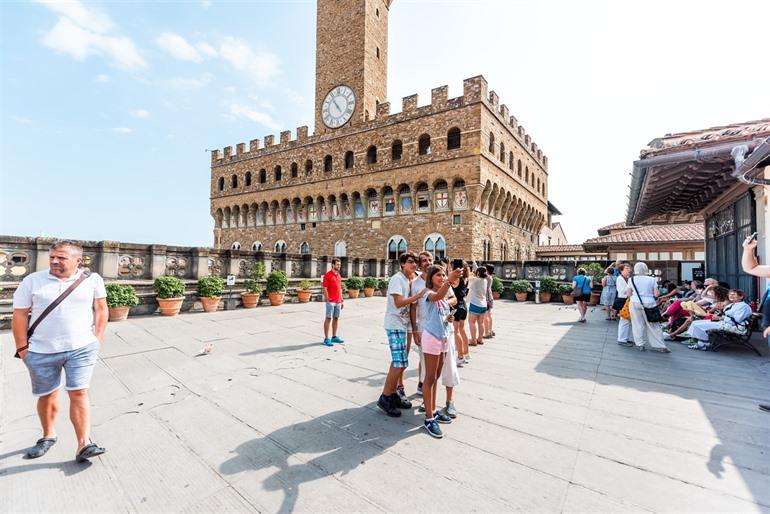 Dakterras Uffizi museum