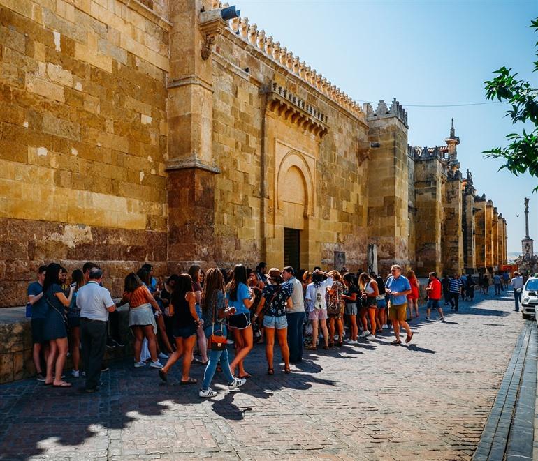 Mezquita wachtrijen Cordoba