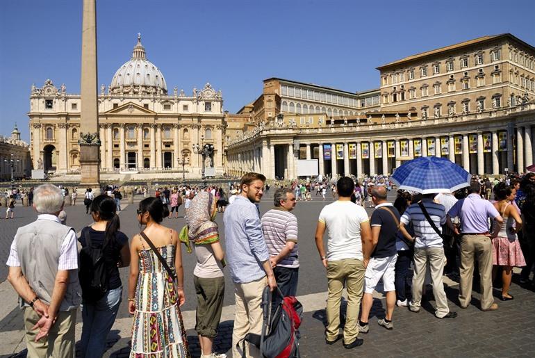 Wachtrij Vaticaans Museum