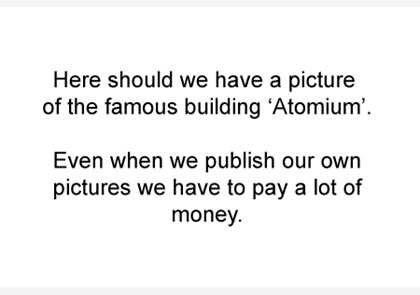 Het Atomium op de Heizel Brussel