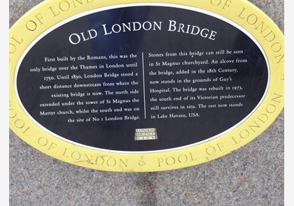 De bruggen in Londen hebben elk hun eigen verhaal 