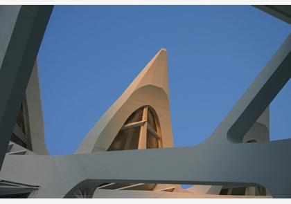 Ciudad de las Artes y las Ciencias bezoeken in Valencia