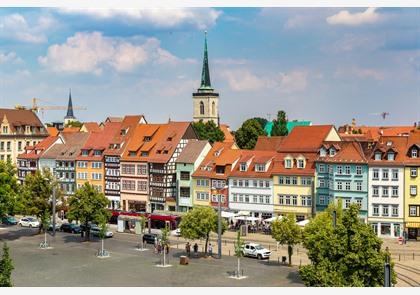 Erfurt, hoofdstad van Thüringen