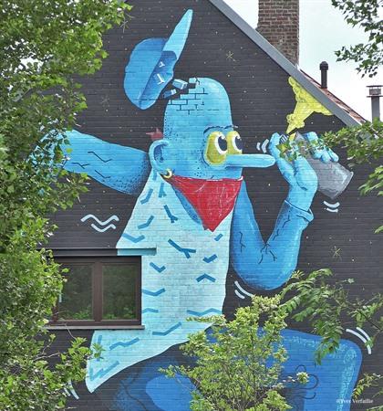 Graffitiwandeling Gent: Street-Art video en foto's