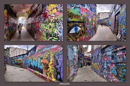 Graffitiwandeling Gent: Street-Art video en foto's