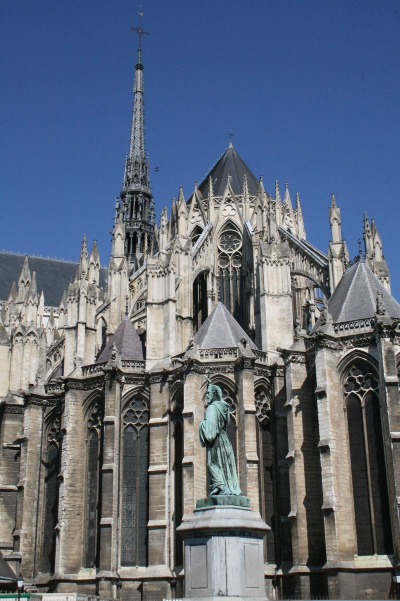 Amiens, de grootste gotische kathedraal van Frankrijk
