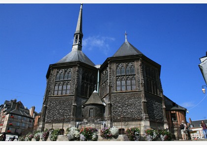 Honfleur: kerk en klokkentoren van Sainte-Cathérine 