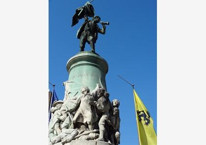 Standbeelden en monumenten in Hasselt: wandelroute