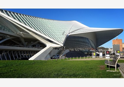 Treinstation Guillemins in Luik