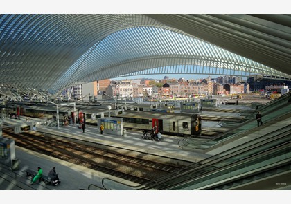 Treinstation Guillemins in Luik