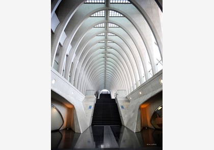 Treinstation Guillemins in Luik