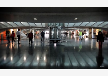 Treinstation Guillemins in Luik