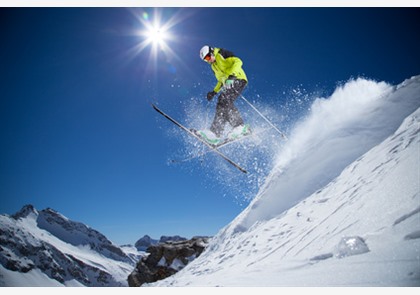 Wintersport Wengen: Prachtige sneeuw en natuur