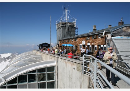 Zugspitze: bereikbaar vanuit Duitsland en Oostenrijk